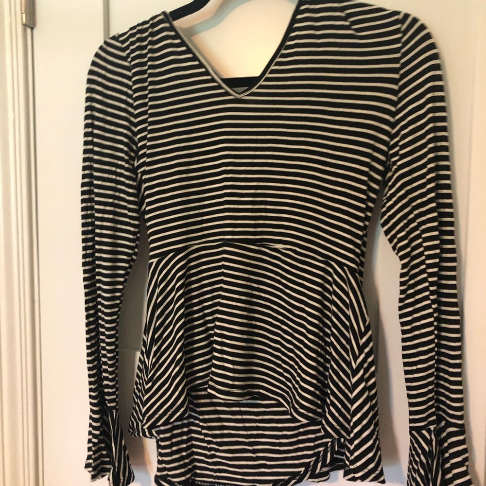 Wrap shirt w tie NWT